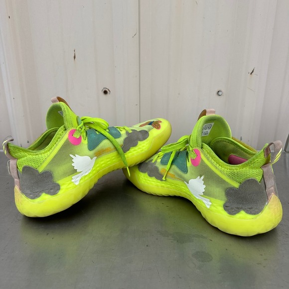 Adidas Harden Vol 5 Futurenatural Solar Yellow Basketball Shoes Mens 12 FY2118